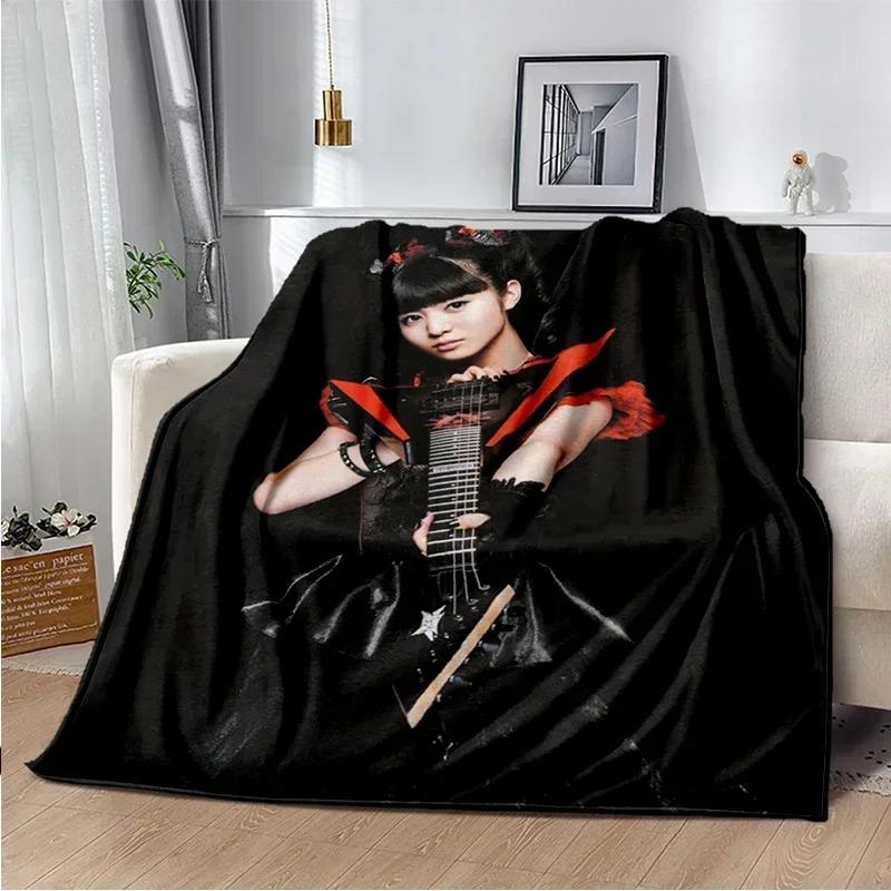 Babymetal combination warm printed blanket, office lounge sofa blanket, flannel household blanket multifunctional blanket