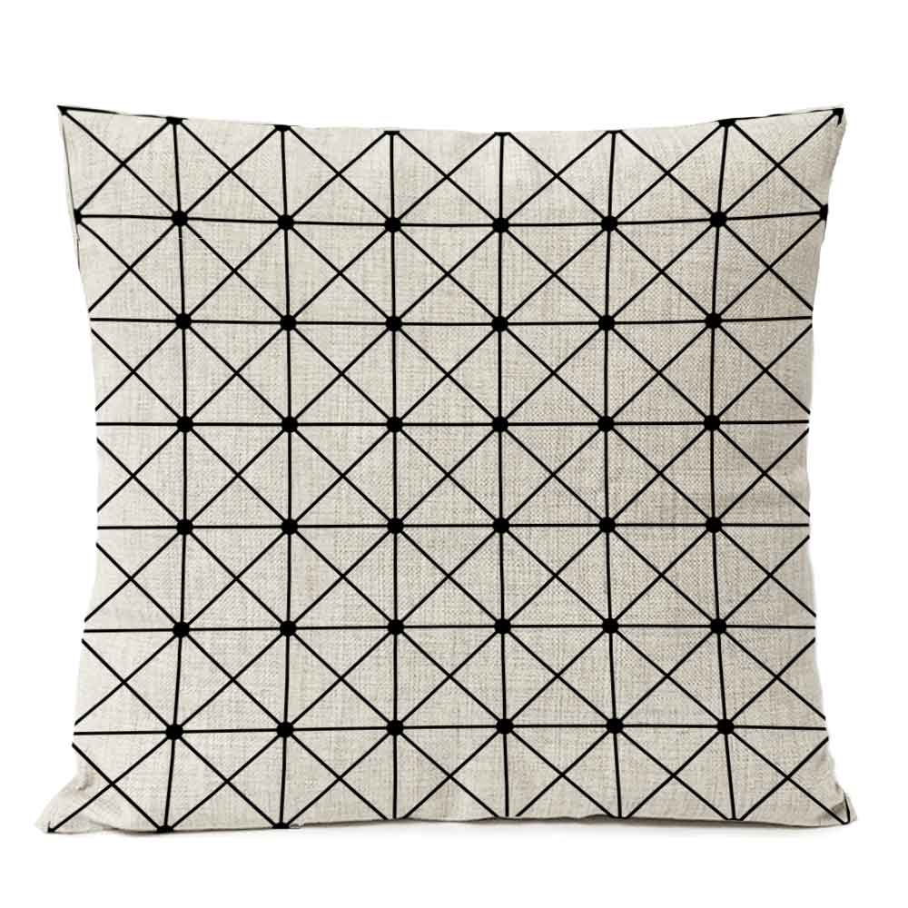Black Geometric Boho Pillow Cover Bohemia Arrow Cushion Home Decorative Sofa Pillowcase