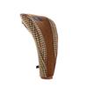 Marushin Golf Headcover, UK MOON Sepia Herringbone, Beginner, 0415005800