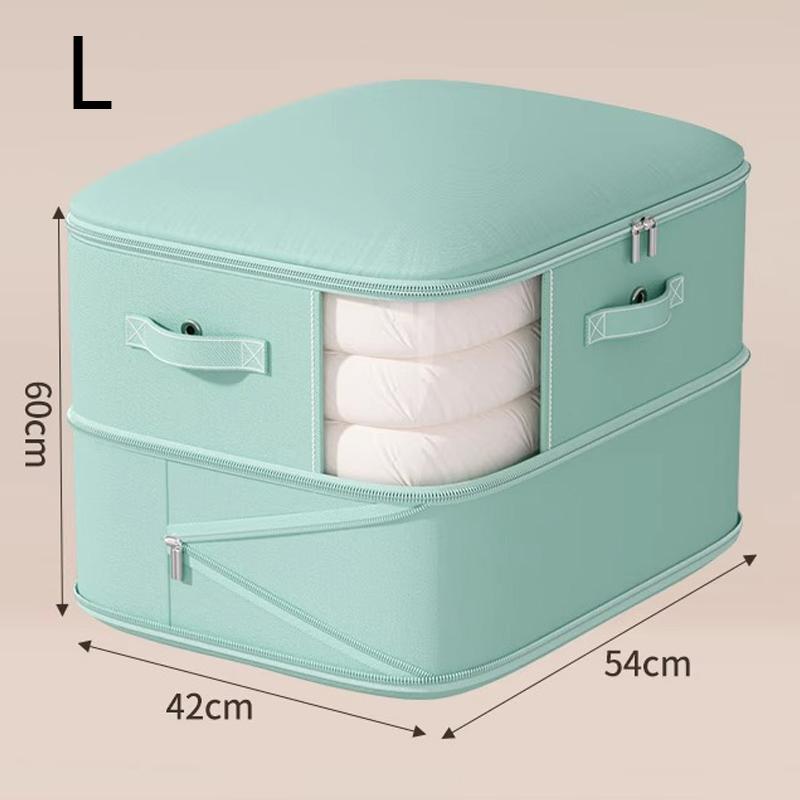Large Capacity Vacuum Compression Storage Bag Transparent Storage Bag with Zipper Organizer Ideal Choice for Clothes and Bedding