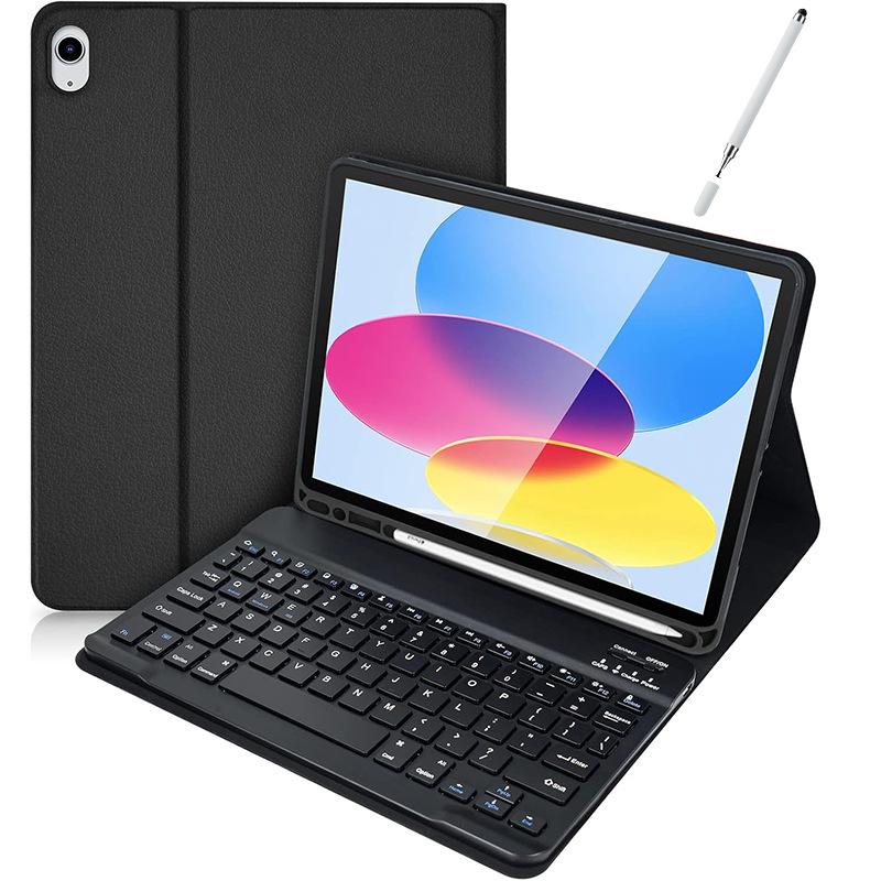Compatible 10th Gen iPad A16 10.9" Magnetic Detachable Bluetooth Keyboard Case