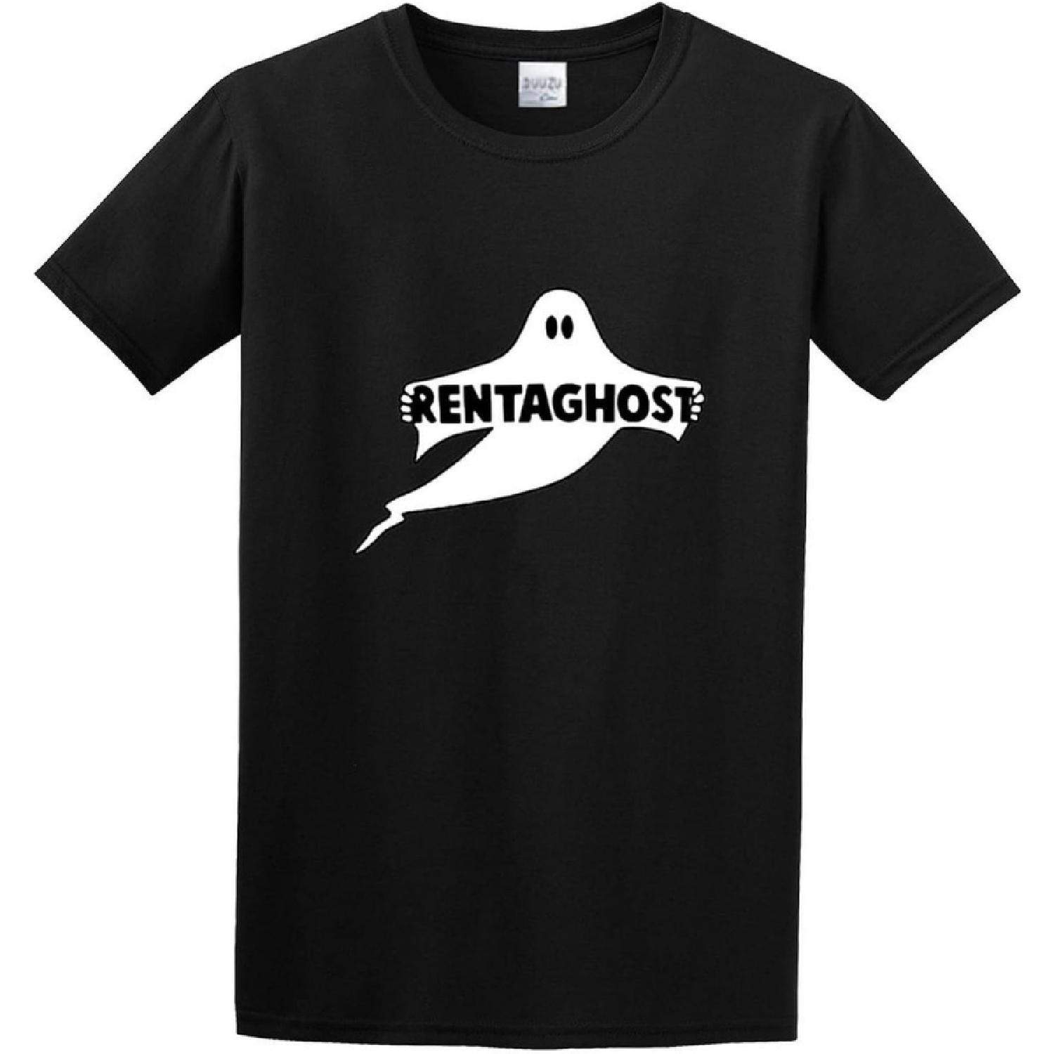 I‘M FASHION Men s Cotton Shirt Inspired by Rentaghost Cool and Breathable Black S