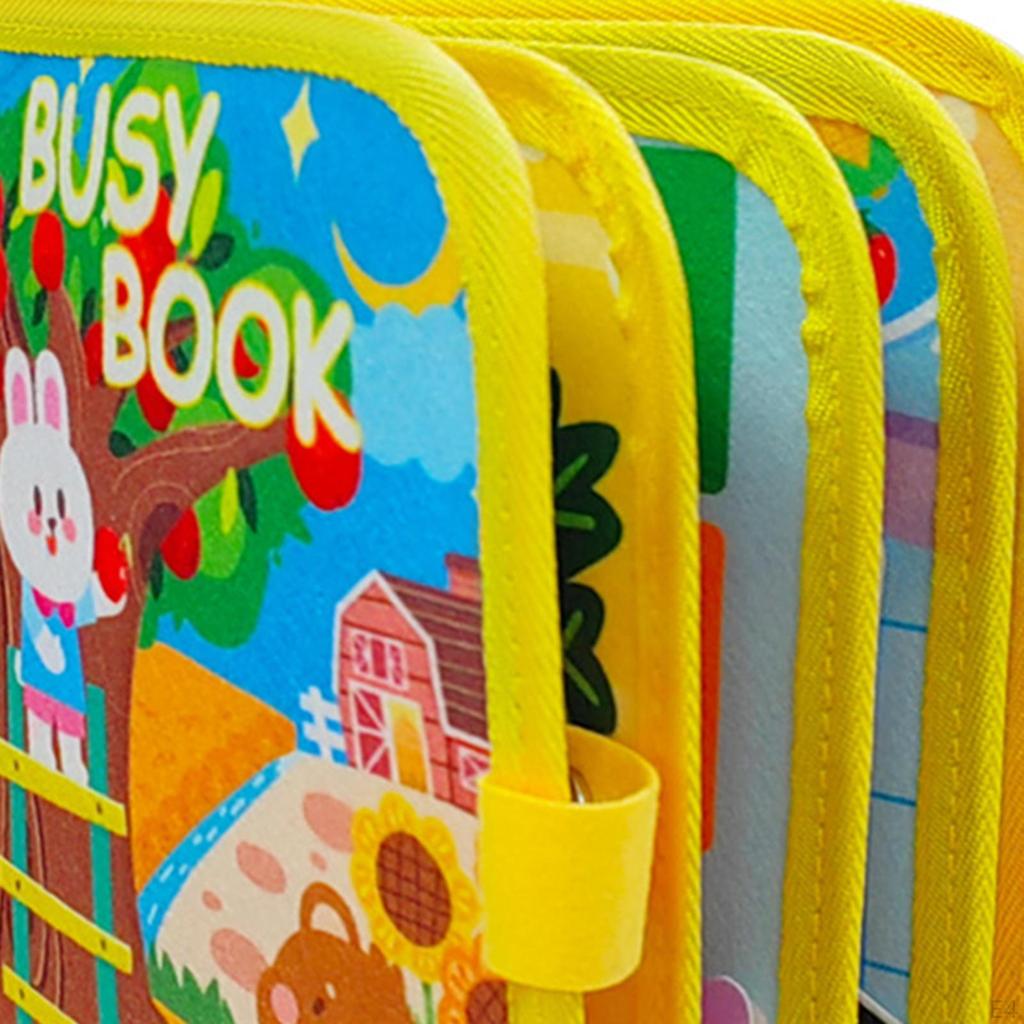 Felt Activity Book Quite Baby Cloth for Kids Boys Girls Birthday Gift