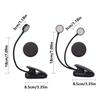 Flexible Gooseneck Design LED Clip on Reading Light Mini Desktop Table Lamp  Bedroom Reading