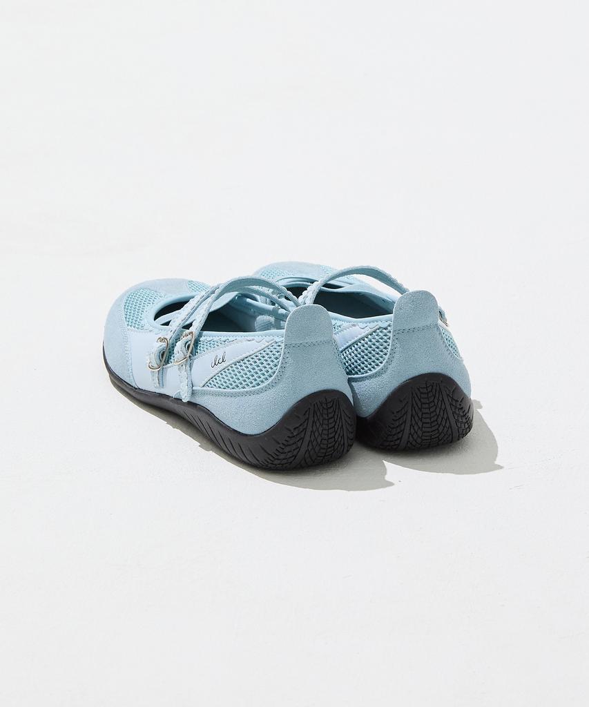 Clcl Nudge Strap Flat Shoes - Blue