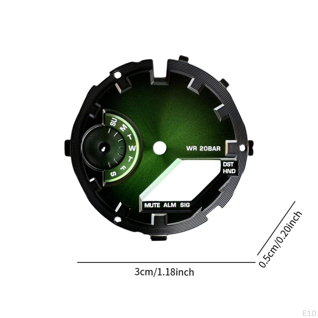 Wymiana Tarczy Zegarka 30 mm Modny Metalowy Dodatek Lekki Naprawa Zegarmistrzowskie Akcesoria