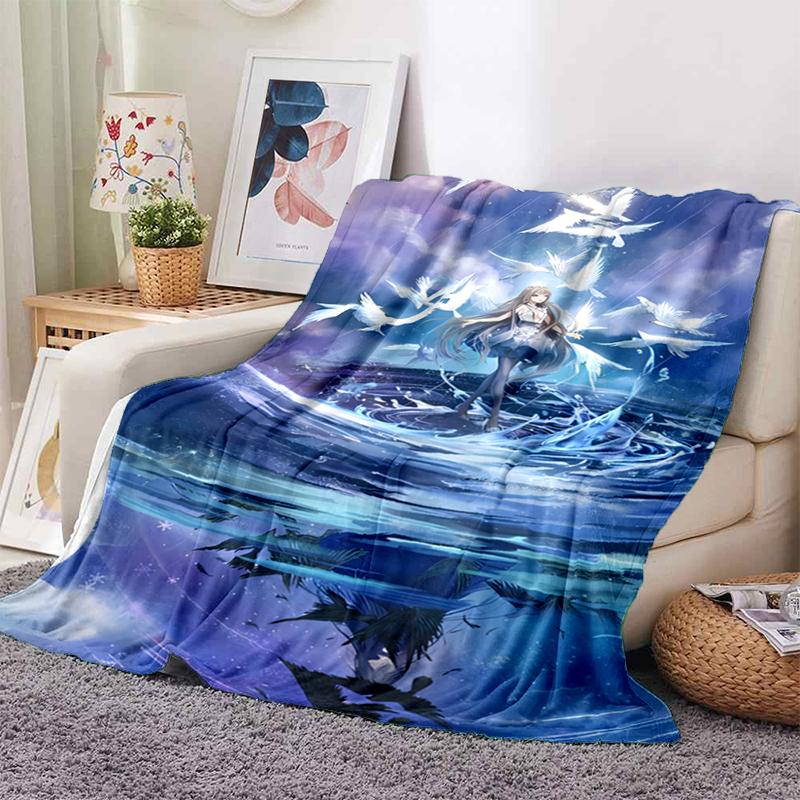 Sailor Moon Anime Fashion Cartoon Monster Flannel Fluffy Fleece Throw Blanket Children and Adult Gift Sofa Travel