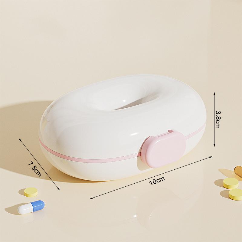 Portable Mini Medicine Box With 7 Grids Independent And Covered Packaged Pill Storage Box 7-Day Portable Vitamin Fish Oils Case
