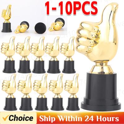 5-1 Stück Mini Auszeichnungen Trophäen Belohnung Daumen Trophäe Spielzeug Kinder Wettbewerb Gewinner Preis Für Kinder Partygeschenke Fußball Pokale