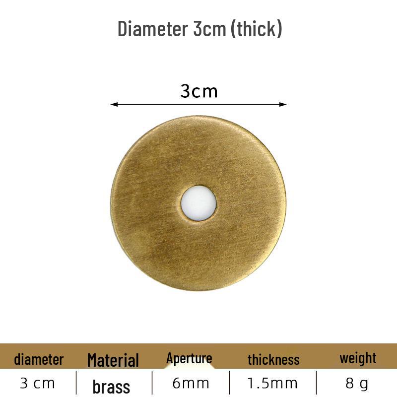 Vintage Brass Furniture Fittings: Antique Gasket, Flat Washer, Irregular Handle, and Base Plate Collection.