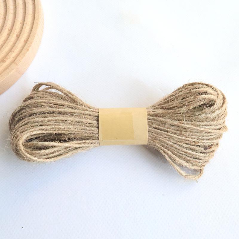 Diy Multi-Specification Decorative Hemp Rope Kraft Paper Jute Rope Christmas Decoration Bundled Hemp Rope Handmade Fine Hemp Thread