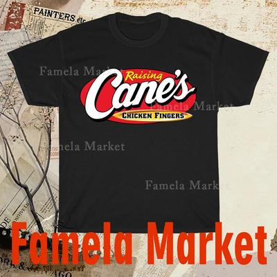 T-shirt con logo del ristorante Raising Cane's TEE T-Shirt Divertente Taglia Americana dalla S alla 5XL T-Shirt