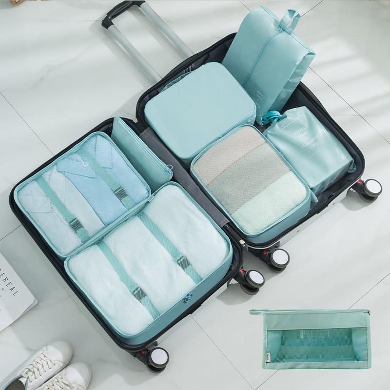 

8-Piece Travel Storage Set: Underwear, Shoes, and Clothes Organizer Bags