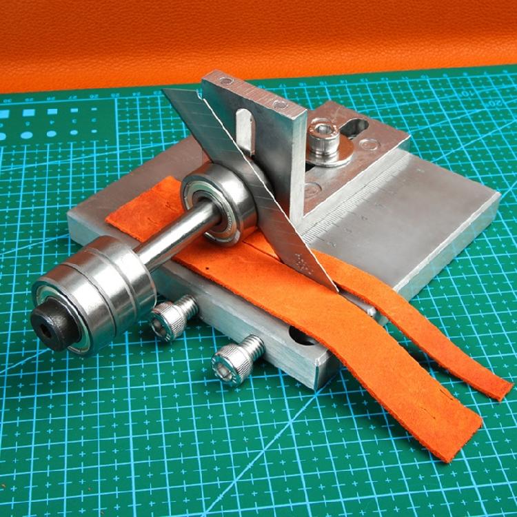 Leather Belt Cutting Tool with C-Clamp, Replacements and Wrenches