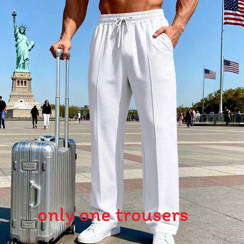 Mens Casual Sports Pants With Noniron Fabric For Daily Wear And Active Lifestyle