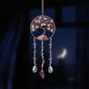 Girl pink crystal gravel sunshine catcher tree of life dream catcher pendant living room room dormitory pendant gift