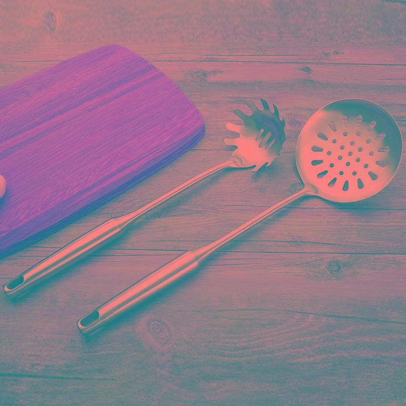 Ruhan 304 Stainless Steel Hollow Insulated Spatula