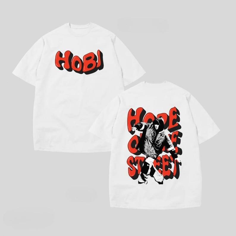 

2026 Summer Fashion BTS - J-hope Hobi Kpop Tshirt Tees Unisex Oversized Boxy Tee, Perfect for Concerts, Festivals, Everyday Wear, Casual Style XXXL