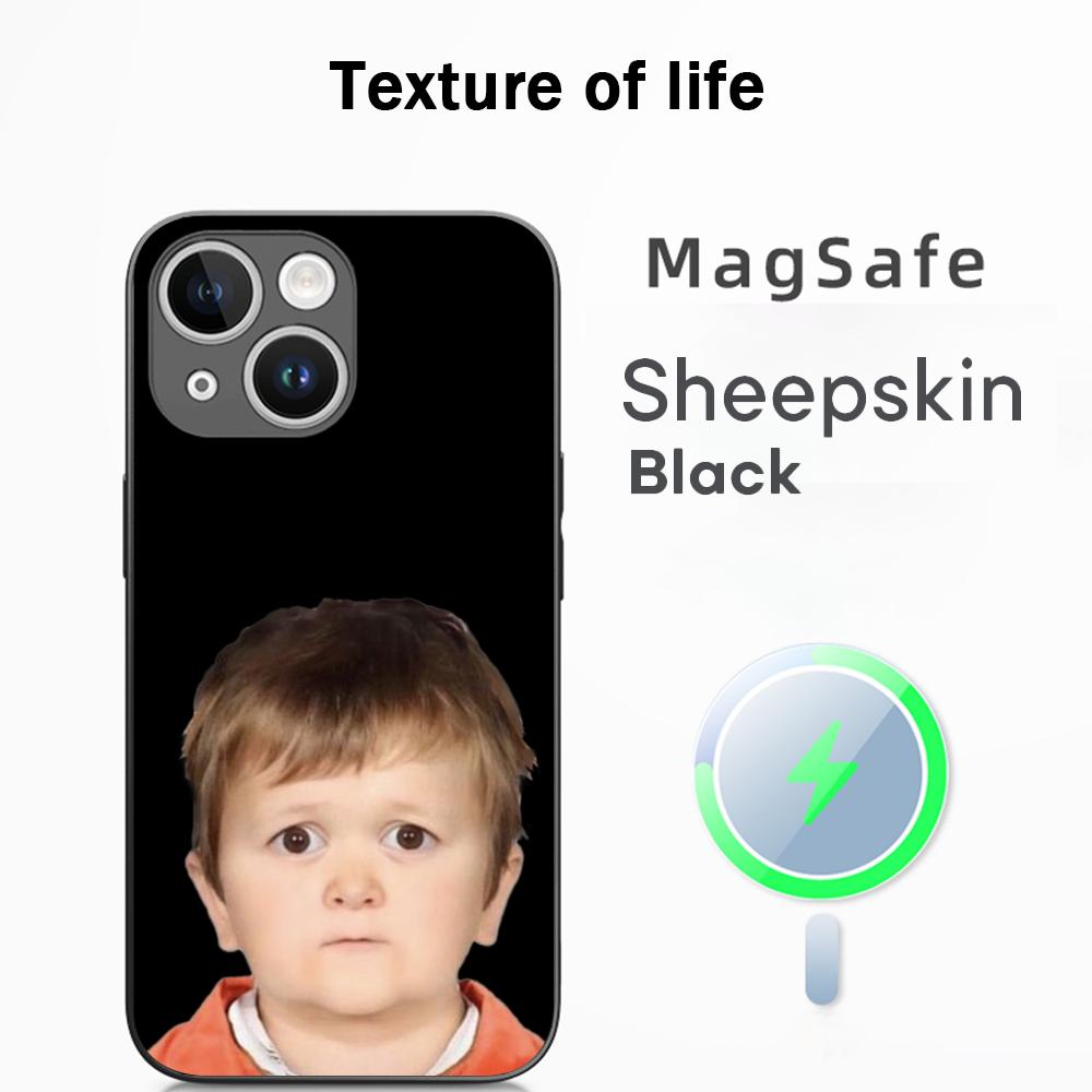 

Funny Baby Hasbulla cool design Phone Case For iPhone 17 16 15 14 13 12 Plus Pro Max High-end Luxury Magsafe Sheepskin iPhone 17 Pro
