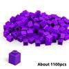 500g1x1 DlY Construction Blocks Thick FiguresBricks 2x2 Dots Instructive Creative SizeCompatible Featuring Plastic Playthings forChildren