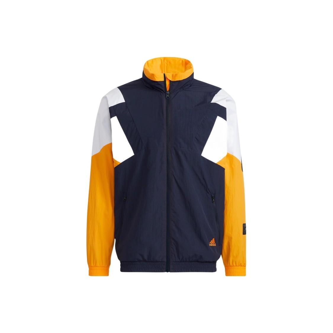 adidas Colorblock Sports Casual Zip-Up Hoodie Jacket for Men, Multiple Colors XL