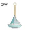 Paper Towel Holder Solid Wood Design Style Ocean with Seahorse Vertical Holder Kitchen Roll Stand Durable Wooden Crab Sailboat