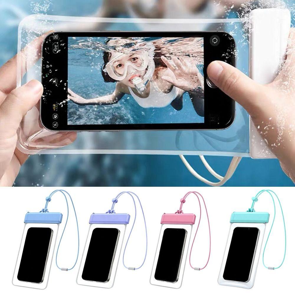 Touch Screen Compatible Waterproof Phone Case Dust Seal Phone Seal Bags  Water Activities