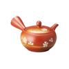 Ale-net Teapot, 17 X 15 X 8 Cm, 350cc, Red Clay Nadeshiko Teapot (Refreshing Mesh), Tokoname Ware, Made In Japan, Stylish