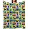 Puteri ale Creaturilor Wild Kratts! Pătură Aruncată Termică Pentru Călătorie caldă pentru iarnă Carouri Drăguțe Pentru Paturi Decorative de Canapea