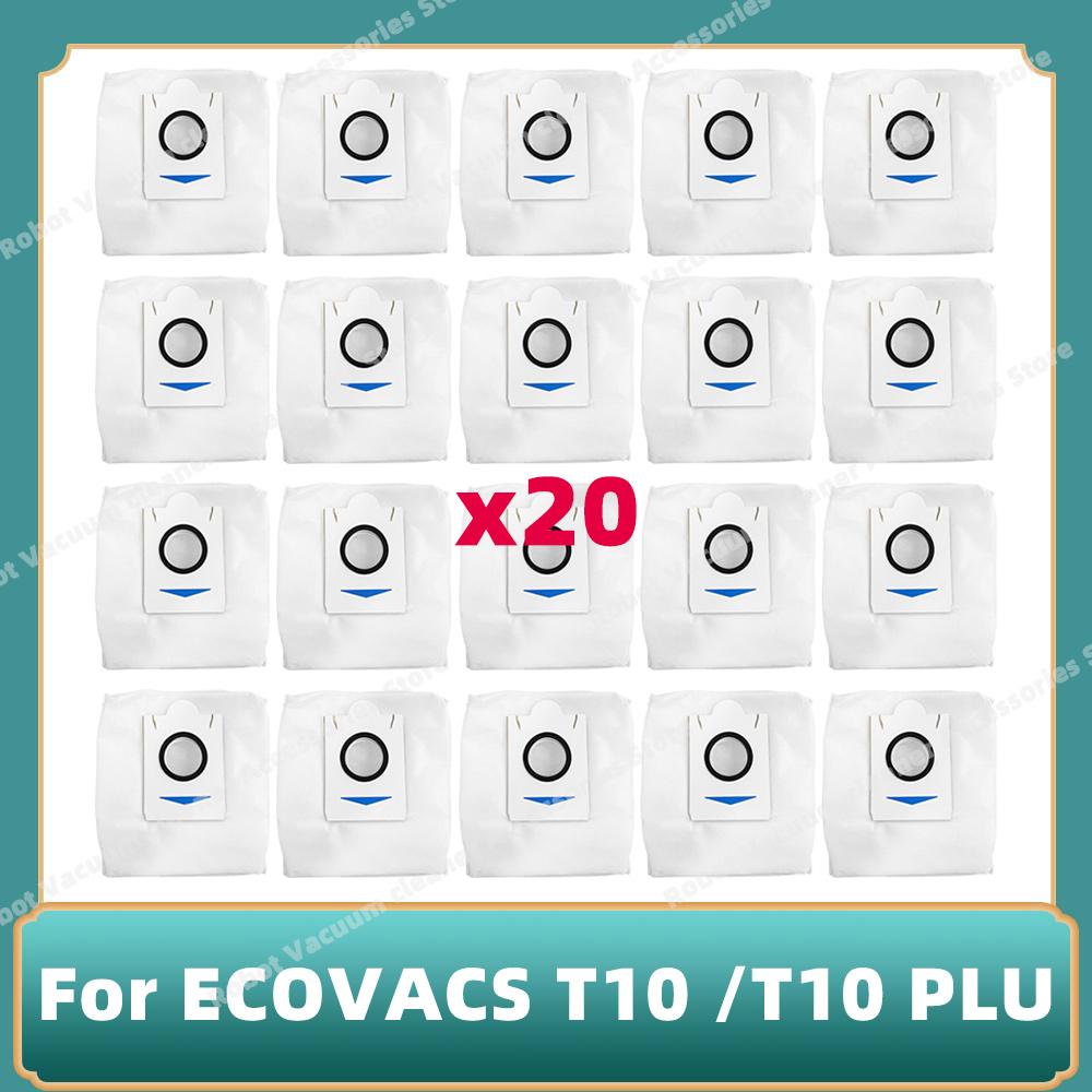 Compatible For ( ECOVACS  X1 PLUS / T10 /T10 PLUS ) Parts Main Side Brush Hepa Filter Mop Rag Wipe Dust Bag Accessories