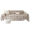 Chenille Sofa Handtuch Vier Jahreszeiten Universal Sofa Überwurf Tuch Anti-Katzenpfote Nordisches Wohnzimmer Rutschfester Sofaüberwurf