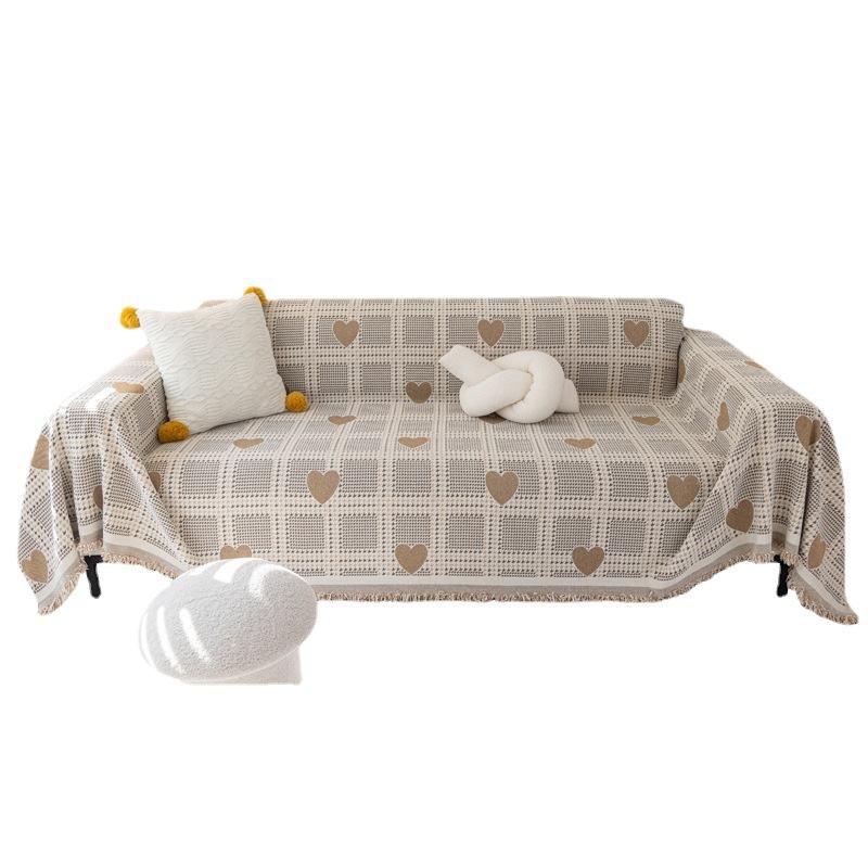 Thicken Sofa Cover Washable Soft Pet Friendly Multifunction Sofa Towel Sofa Slipcover for Living Room Armrest Corner