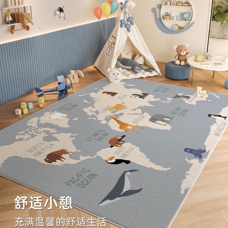 Cartoon Cute Bedroom Decor Carpet Large Area Carpets for Living Room Fluffy Soft Children Room Rug Home Thicken Plush Floor Mat