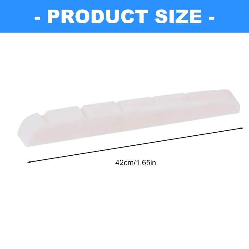 Authentic Guitar Bridge Component Acoustic Guitar Part Guitar Bridge Saddles Replacement for Improved Playabilitys