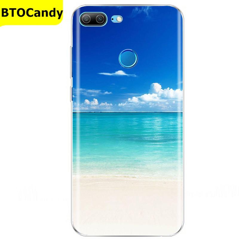 Etui For Honor 9 Lite Etui Kwiat Miękki Silikon Couqe Etui na Telefon Huawei Honor 9 Lite Etui Na Tył Honor9 9lite Coque Funda