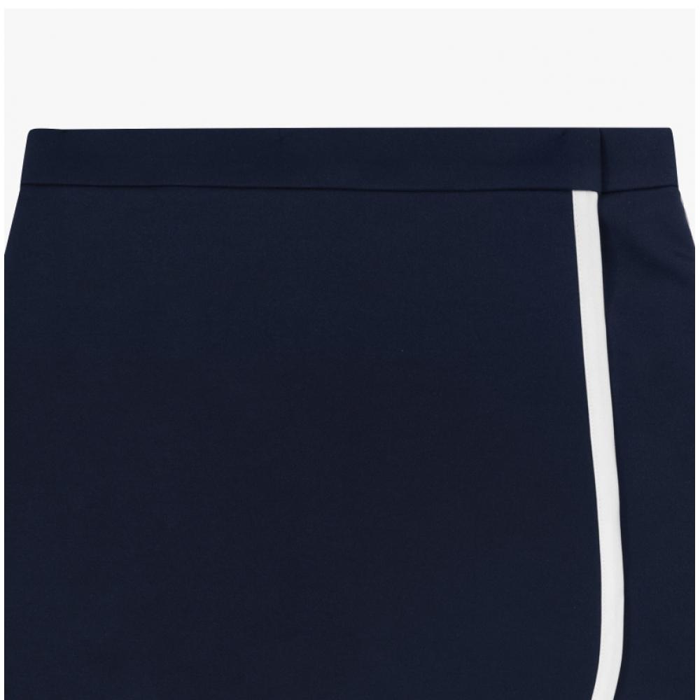 Sporty   Rich Sk009S408Sn Serif  Serif  Logo Wrap Women S Skirt