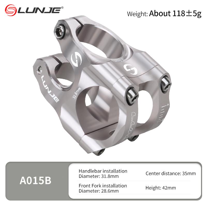 Attacco Manubrio CNC per Mountain Bike 31.8mm MTB Bici da Strada Corto Potenza Lega di Alluminio Alta Resistenza Riser per Salita