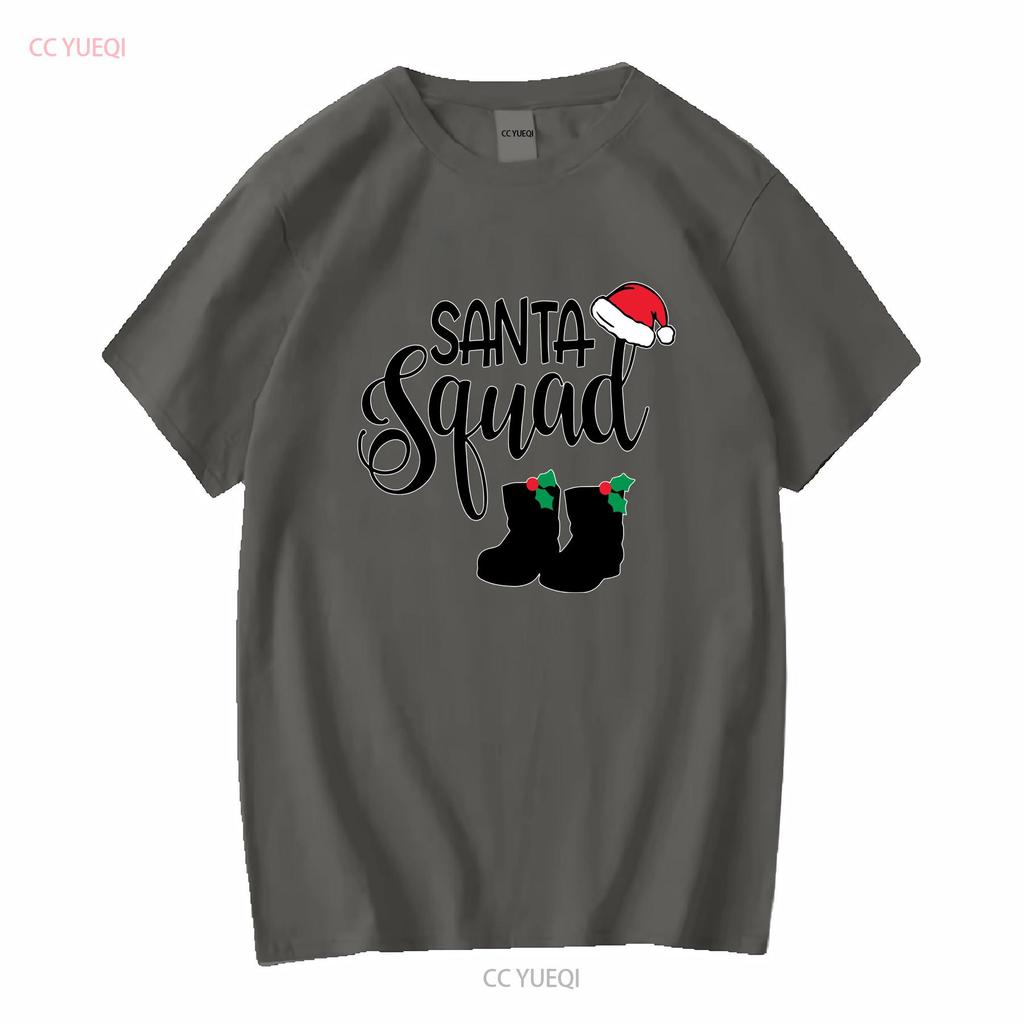 Santa Squad Christmas Festive Mens T Shirt Secret Holiday Xmas Gift Vintage Washed Top For Everyday Wear Homme Casual Graphic