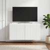 Wall Mounted TV Cabinet White 59.5 x 31 x 30 cm Particleboard