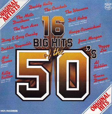 LP Record VARIOUS - 16 Big Hits Of The 50's MFP50415 Music For Pleas 1979 UK Pop Used