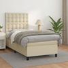 3137663 vidaXL Divan Bed with Mattress Grey 140x190 Cm Faux Leather
