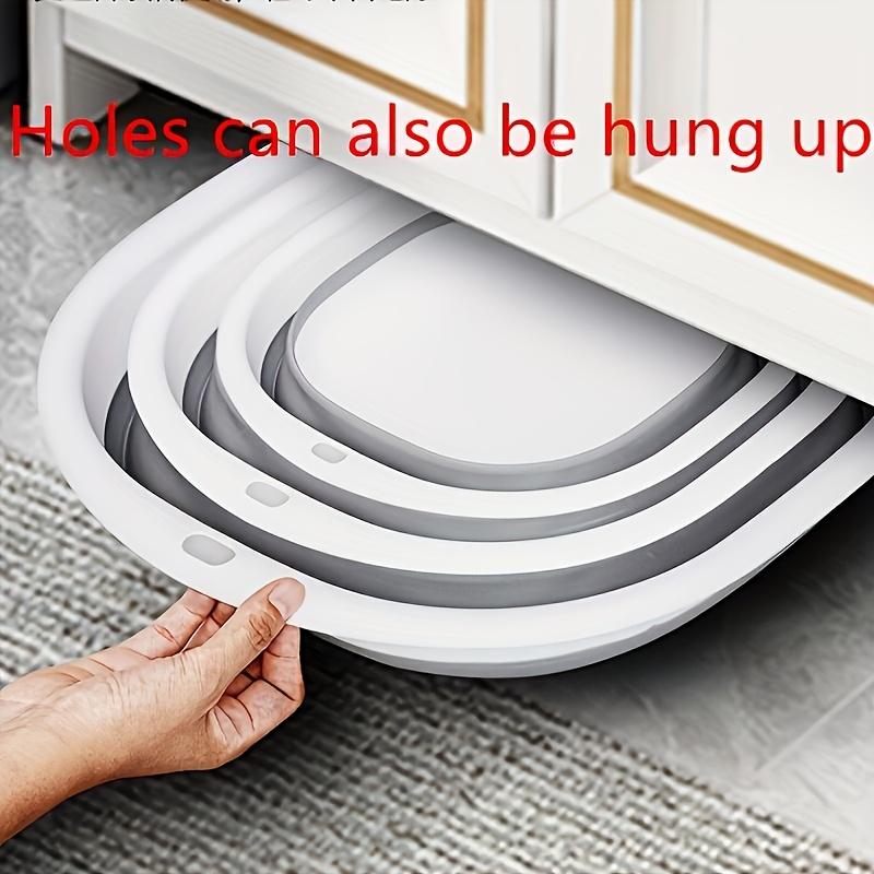 En allsidig sammenleggbar vaskebalje for vask av ansikt, klesvask og grønnsaker på hybler og i hjemmet, perfekt for familier, hybler og utendørs camping