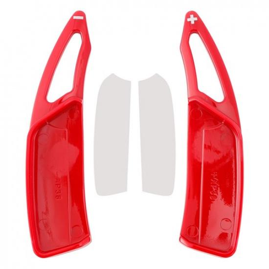 Steering Wheel Paddle Shifter Extension For Peugeot 17-23 Red