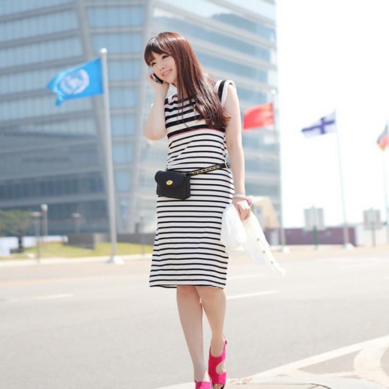 Elegant Women Classic Fanny Pack Chain Waist Hip Belt Bag With Soft Pu Leather