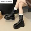 Vintage Winter Platform Flats Women Ankle Boots Fashion Slip On Short Booties Designer High Heels Botas De Mujer