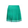 Fila Tennis Series Solid Color Logo Mid Waist Pleated Casual Skirt Women Skirts Celadon-Green A11W333304FGN