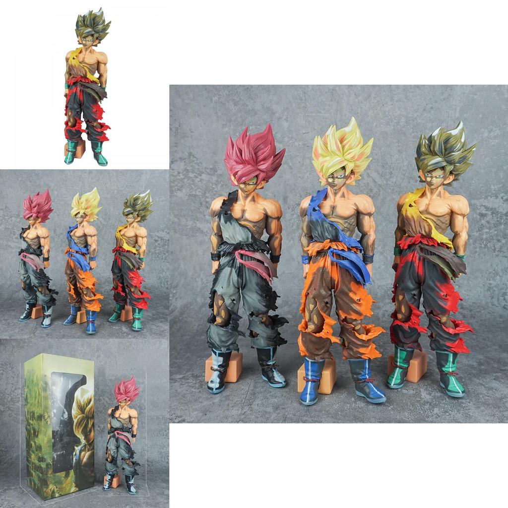 Dragon Ball Z Goku Pvc Action Figure With Manga Style Super Saiyan For Collectors And Display