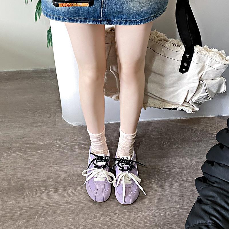 2025 new spring and autumn style Liya Forrest Gump shoes casual shoes college style casual flat bottom early autumn new Forrest Gump shoes de