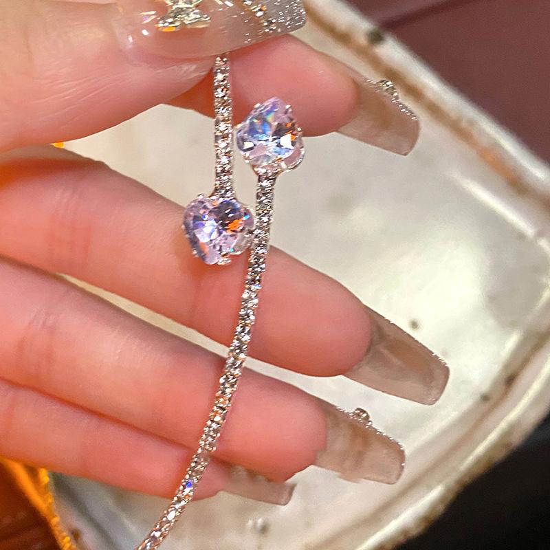 Heart Collar Choker Necklace For Women Simple Open Collar Necklace Torques Jewelry Accessories
