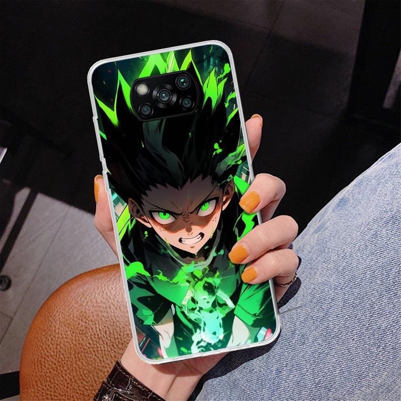 Huner X-Hunters Gon Phnoe Case for Xiaomi Poco X5 X6 X7 Pro X4 Gt F7 Ultra M8 M7 Redmi 15C 15 13C 13 12C 12 Unique Cover Coque P